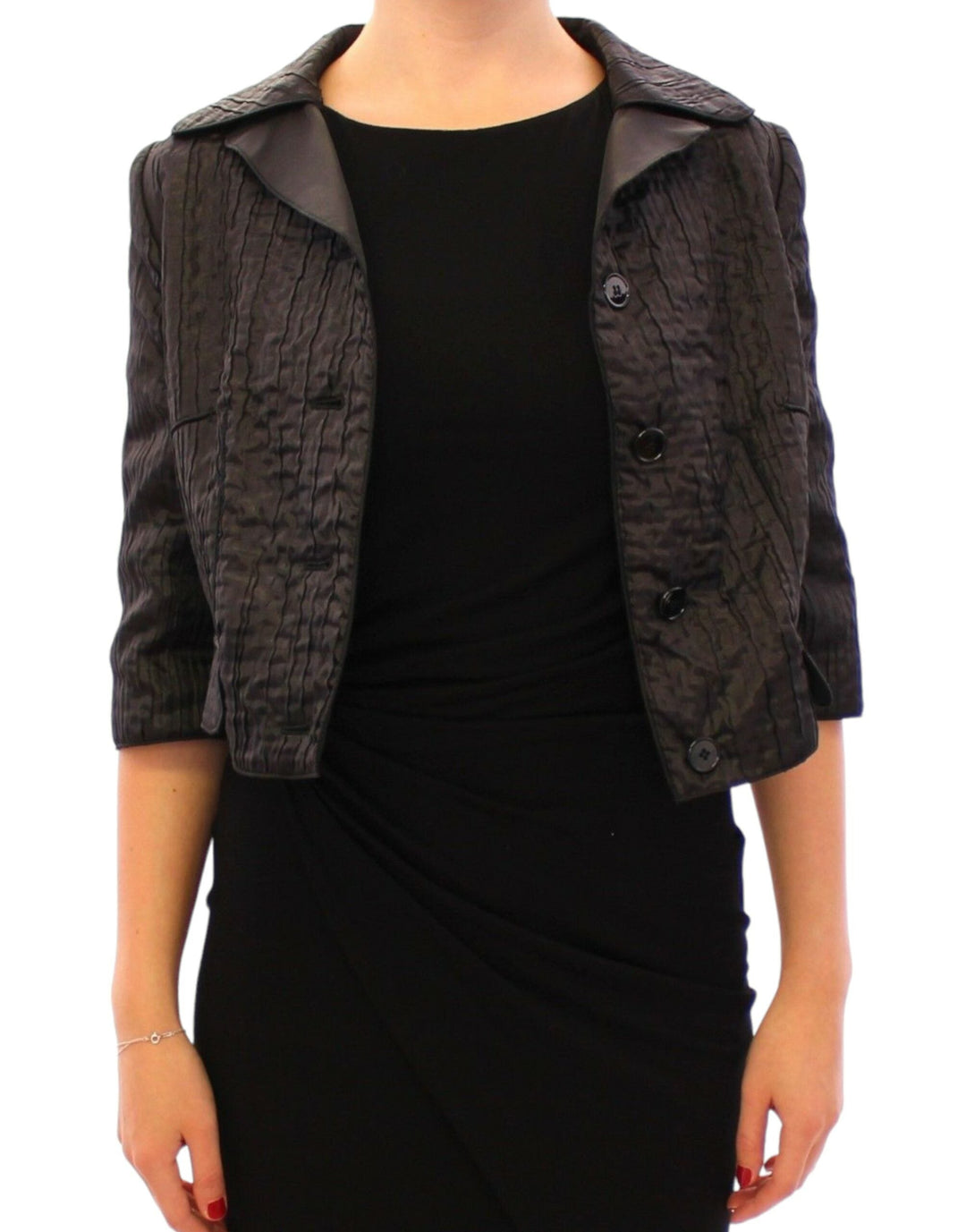 Dolce &amp; Gabbana Bolero Jackets - Black Short Shrug Jacket Coat
