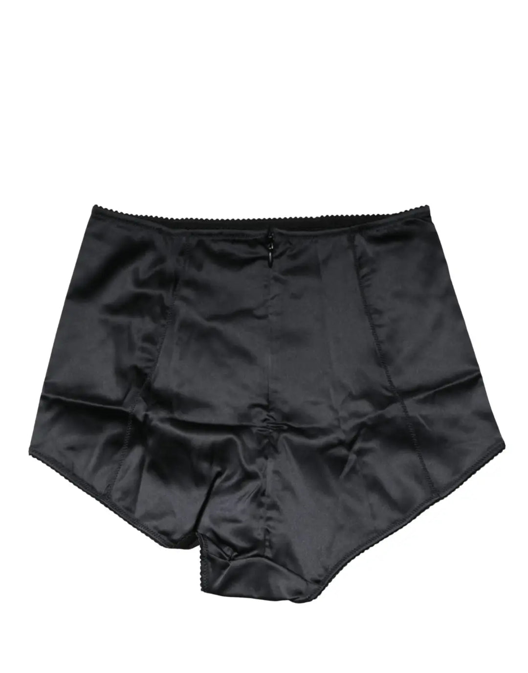 Dolce &amp; Gabbana Black Silk Blend High Waist Girdle Panty Underwear