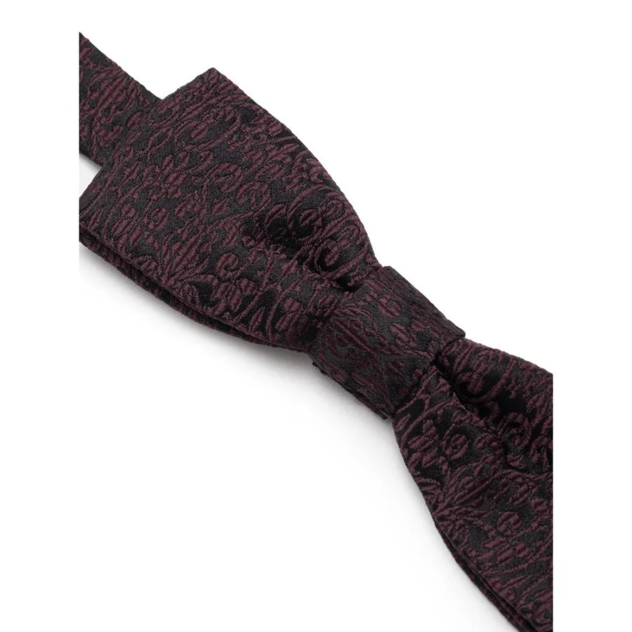 Dolce &amp; Gabbana Black Silk Bowtie