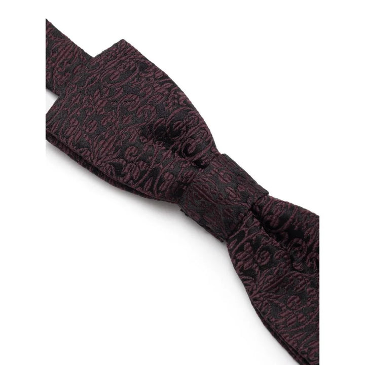 Dolce &amp; Gabbana Black Silk Bowtie