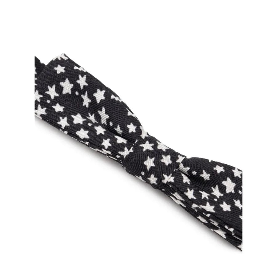 Dolce &amp; Gabbana Black Silk Bowtie