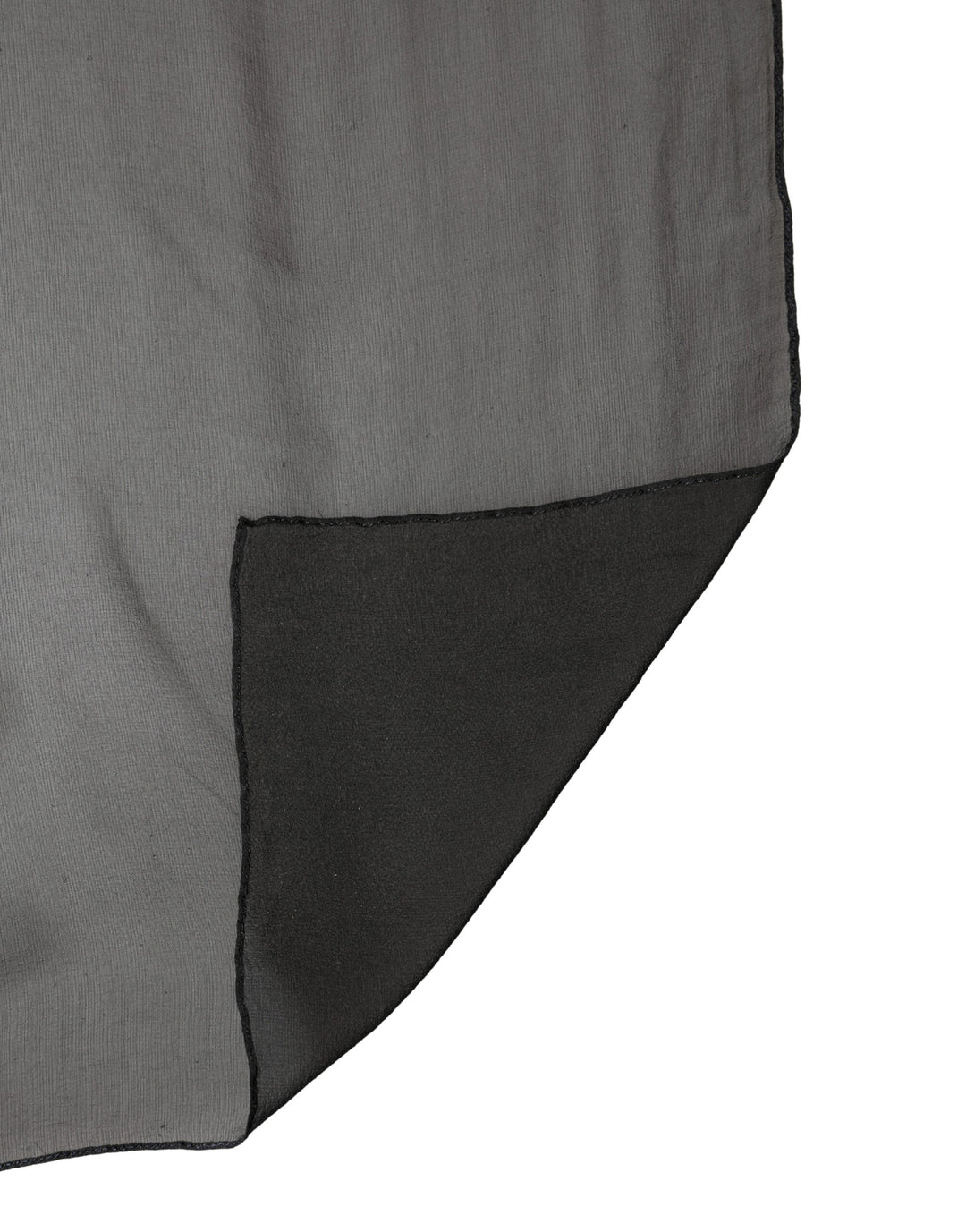 Dolce &amp; Gabbana Black Silk Neck Wrap Shawl Stole 167cm x 126cm Scarf