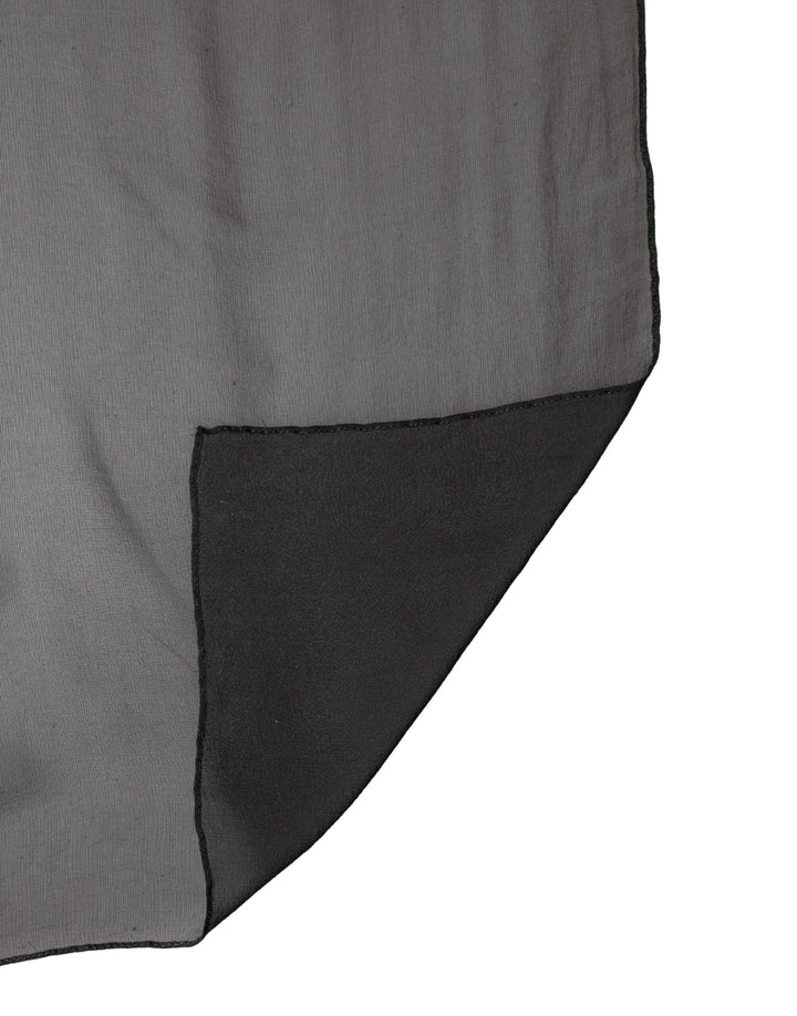 Dolce &amp; Gabbana Black Silk Neck Wrap Shawl Stole 167cm x 126cm Scarf