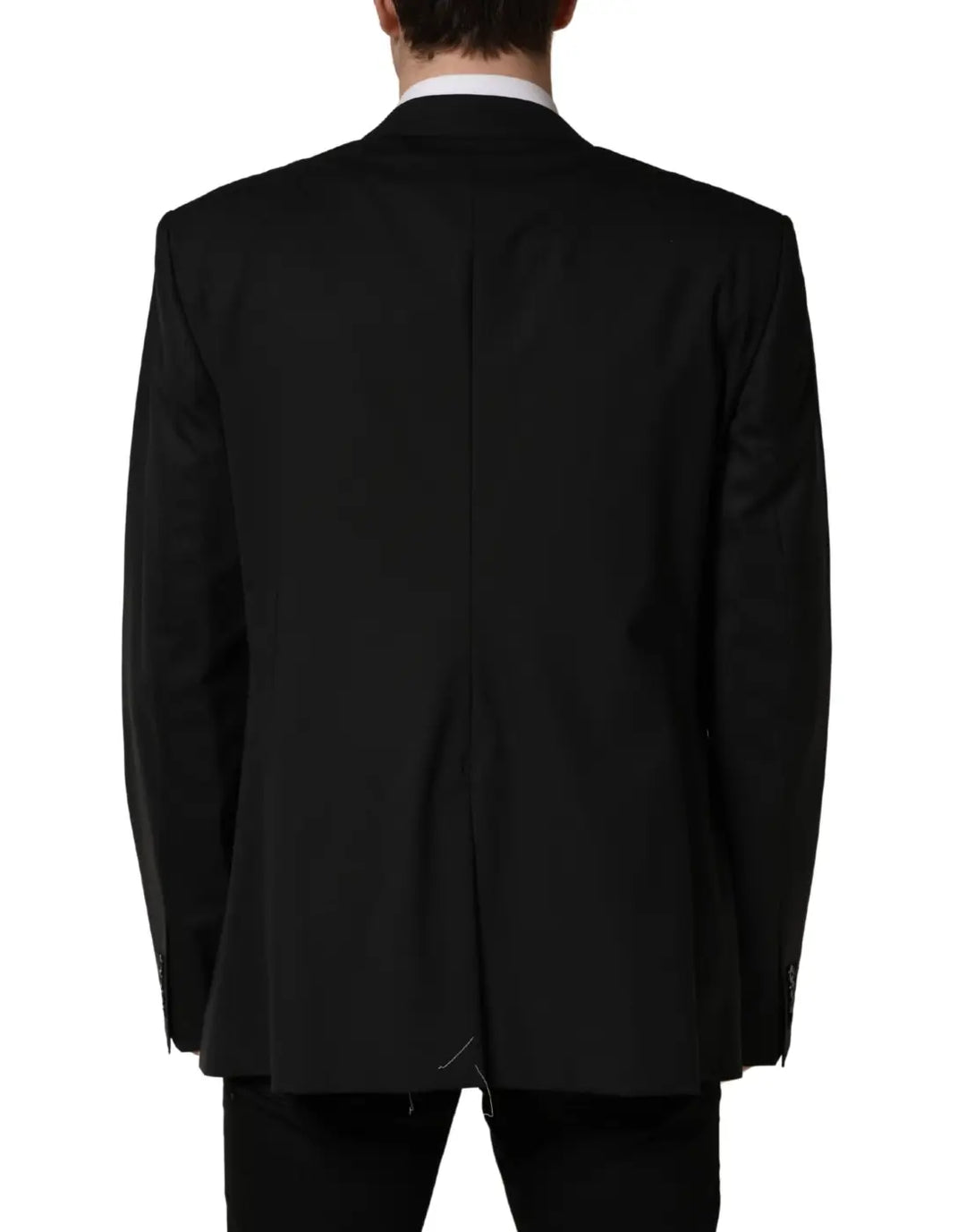 Dolce &amp; Gabbana Black Single Breasted 2 Button Suit Jacket