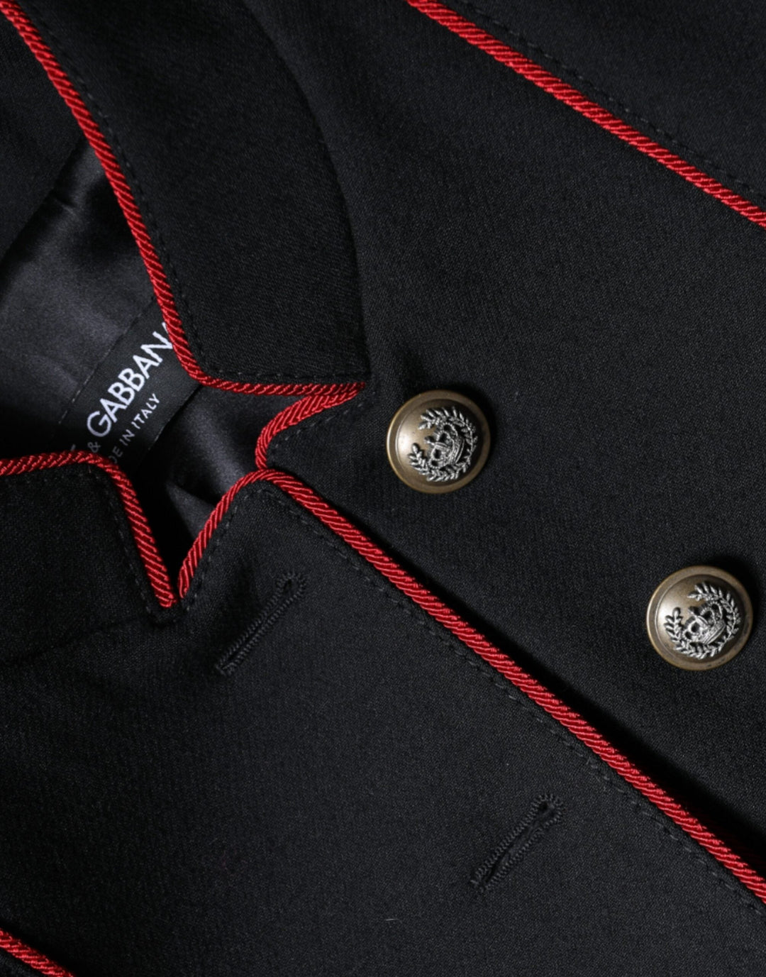 Dolce &amp; Gabbana Trench Coats - Black Single Breasted Coat Jacket
