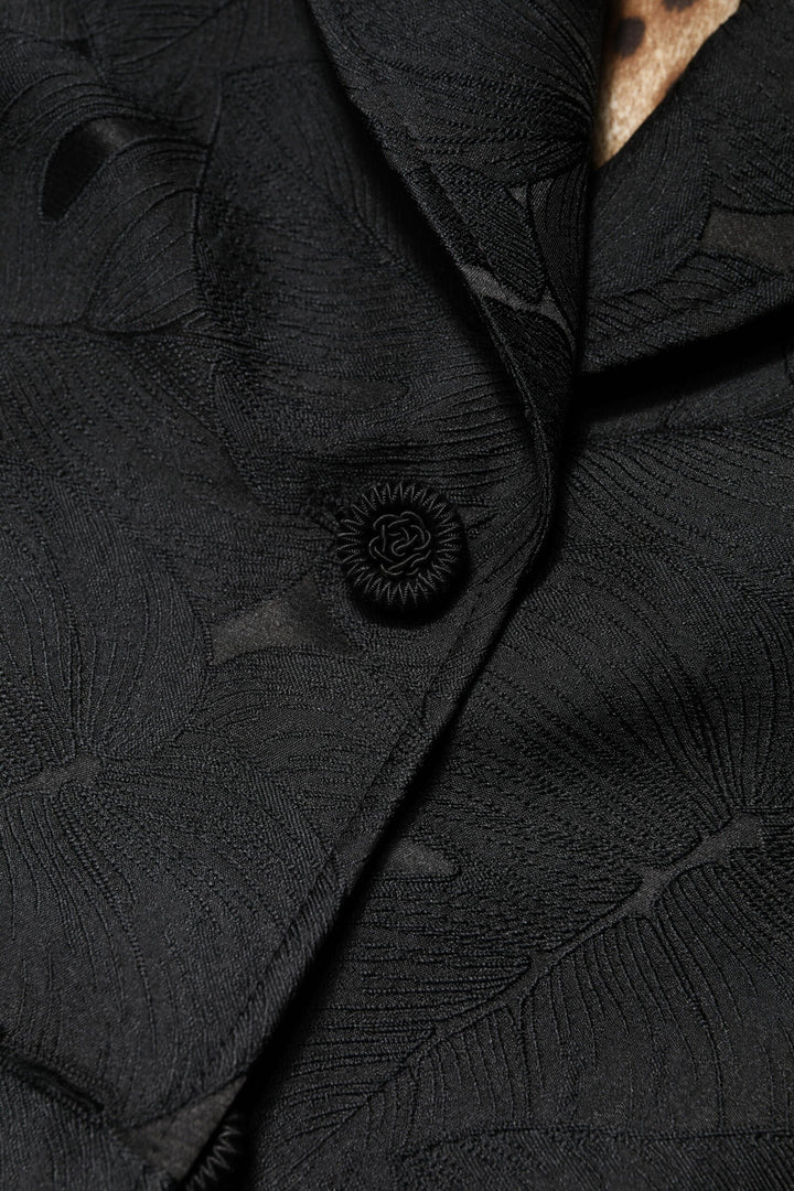 Dolce &amp; Gabbana Trench Coats - Black Single Breasted Coat Jacket
