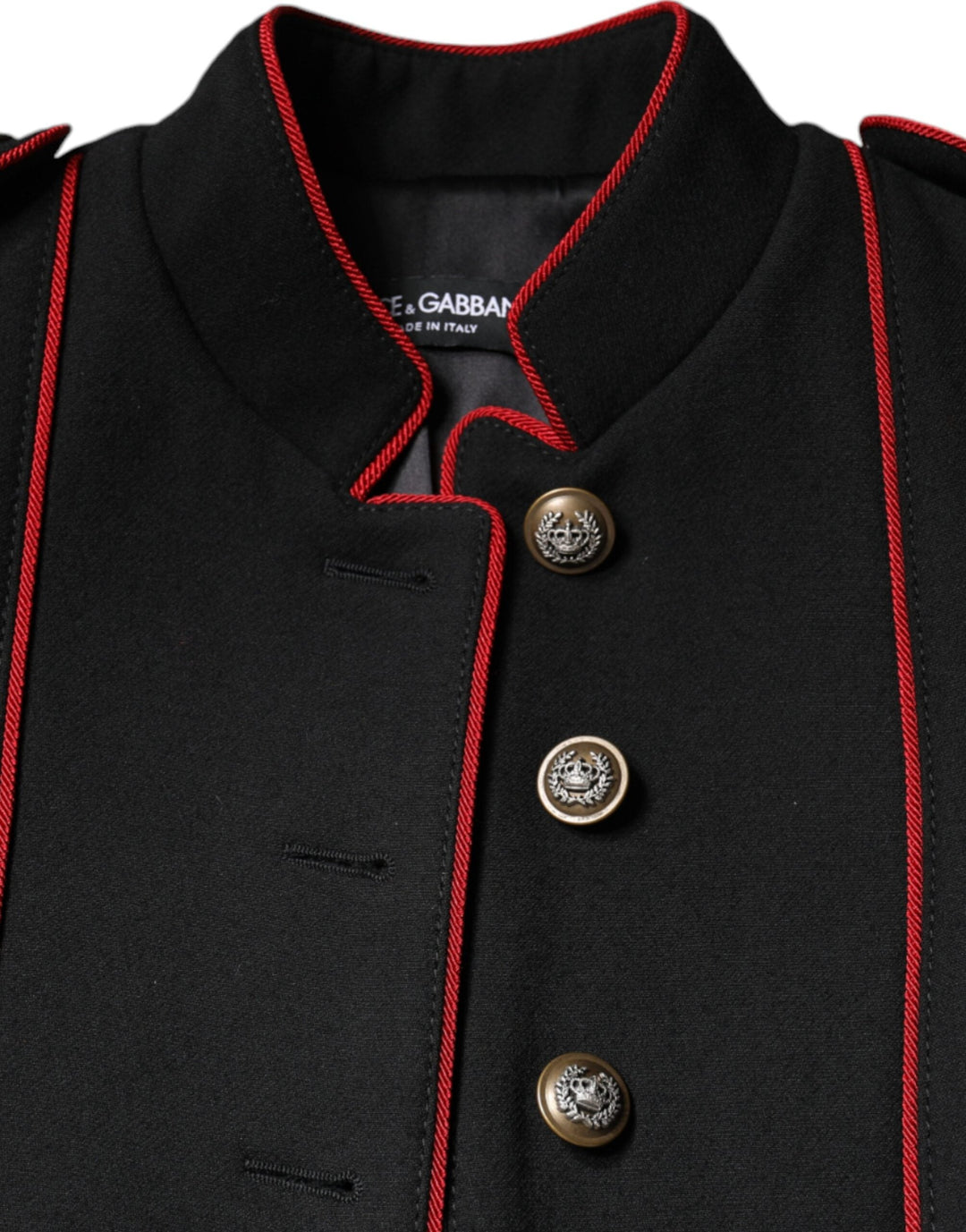 Dolce &amp; Gabbana Trench Coats - Black Single Breasted Coat Jacket