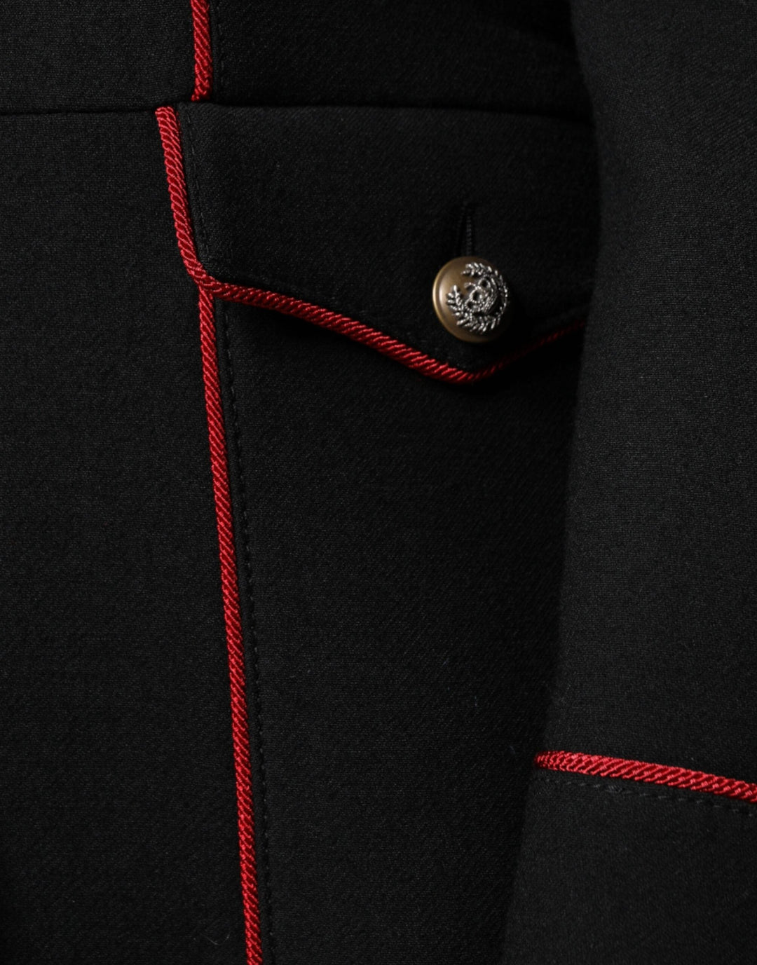 Dolce &amp; Gabbana Trench Coats - Black Single Breasted Coat Jacket