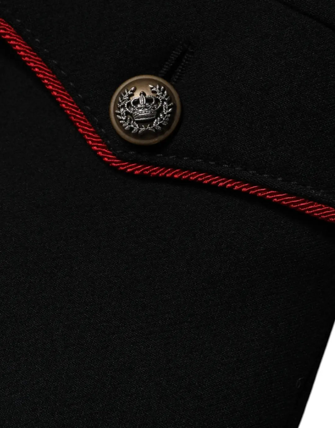 Dolce &amp; Gabbana Black Single Breasted Trench Coat Jacket