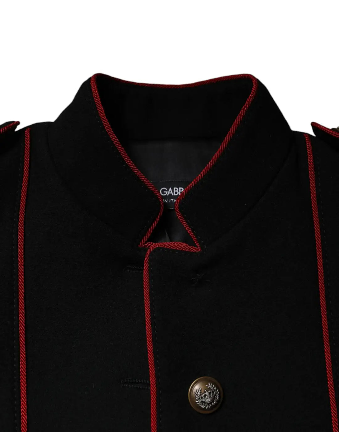 Dolce &amp; Gabbana Black Single Breasted Trench Coat Jacket