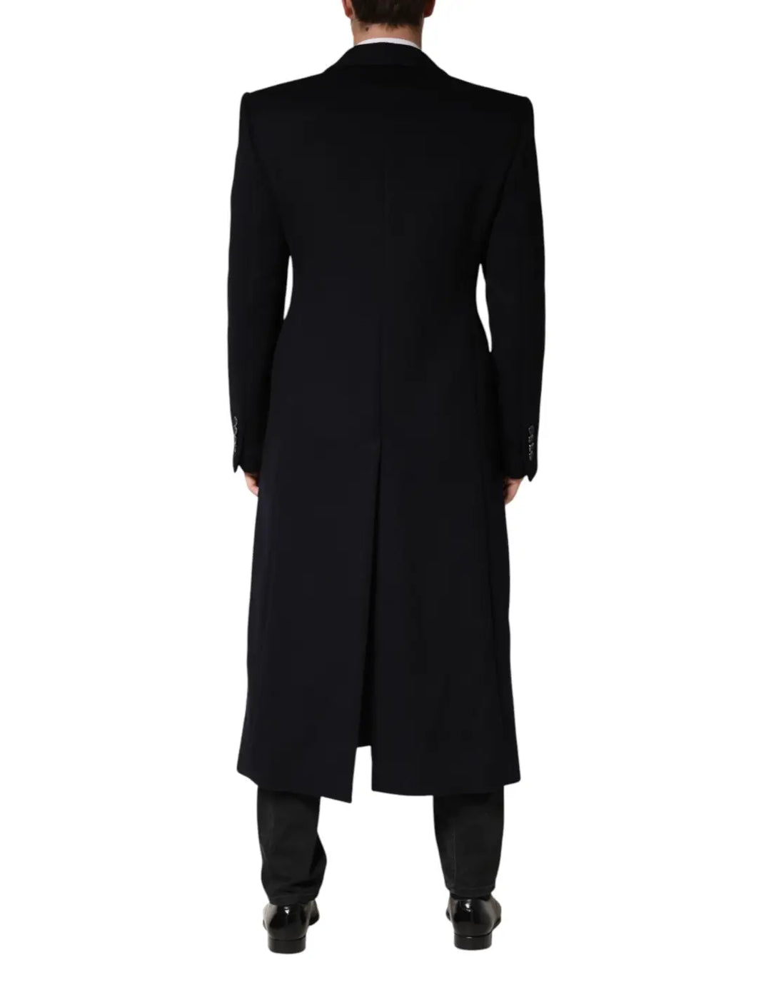 Dolce &amp; Gabbana Black Single Breasted Trench Coat Jacket