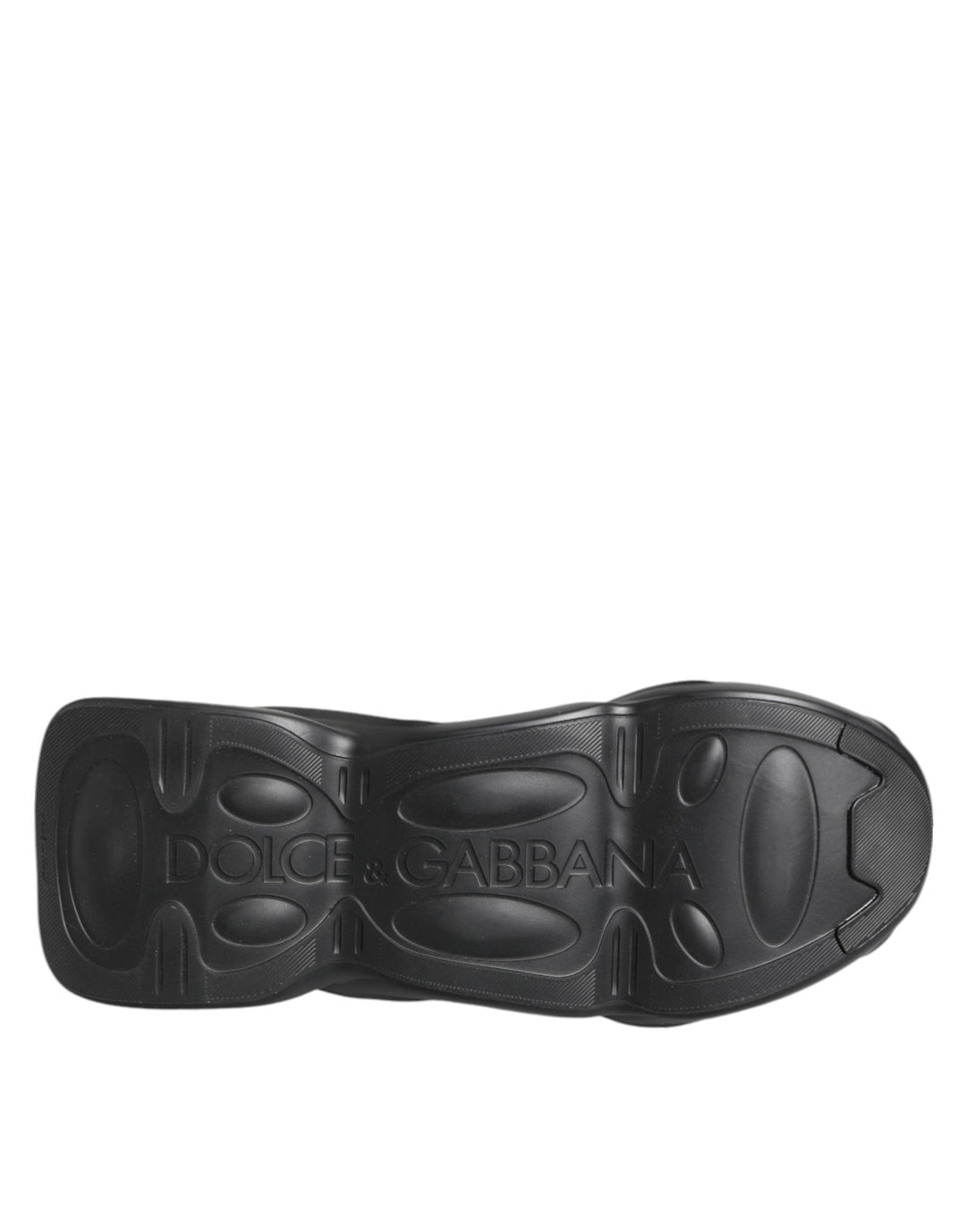 Dolce &amp; Gabbana Black Slip on Wave Low Top Sneakers Shoes