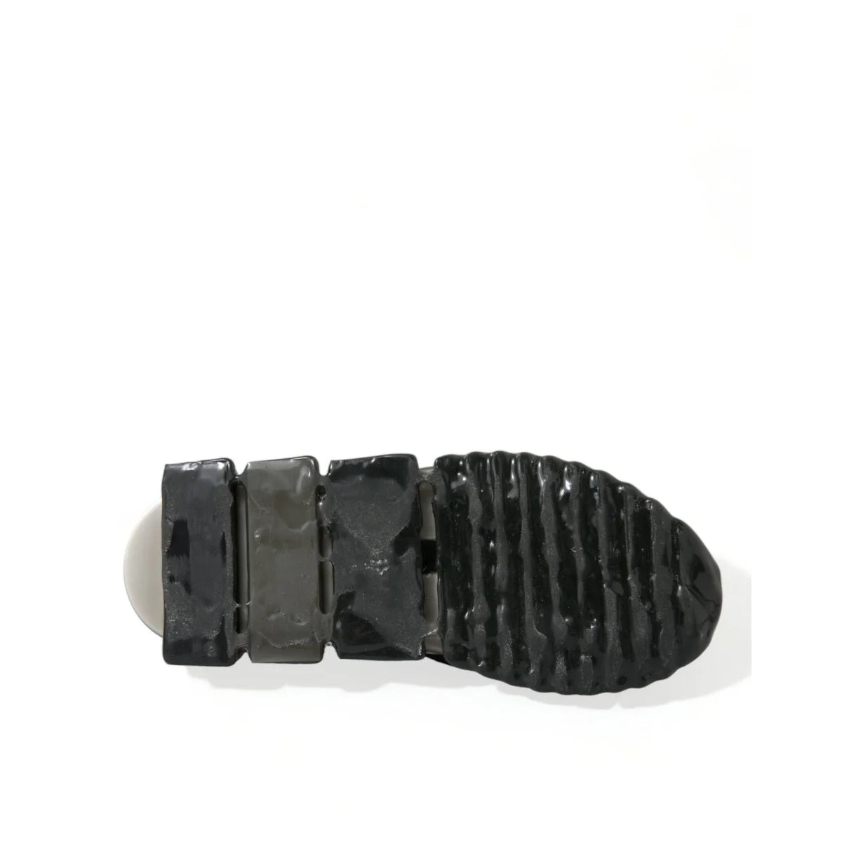 Dolce Gabbana Black Sorrento Sneakers Iconic Logo Flair &