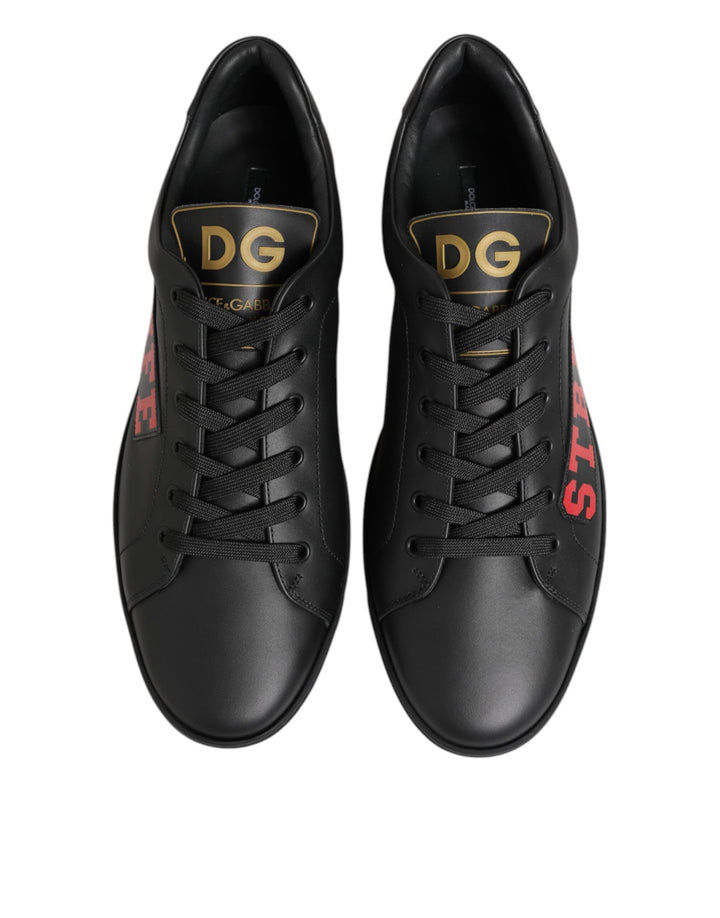 Dolce &amp; Gabbana Black Street Life Low Top Men Sneakers Shoes