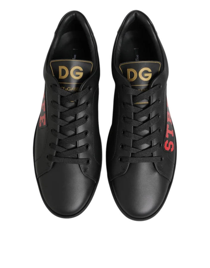 Dolce &amp; Gabbana Black Street Life Low Top Men Sneakers Shoes