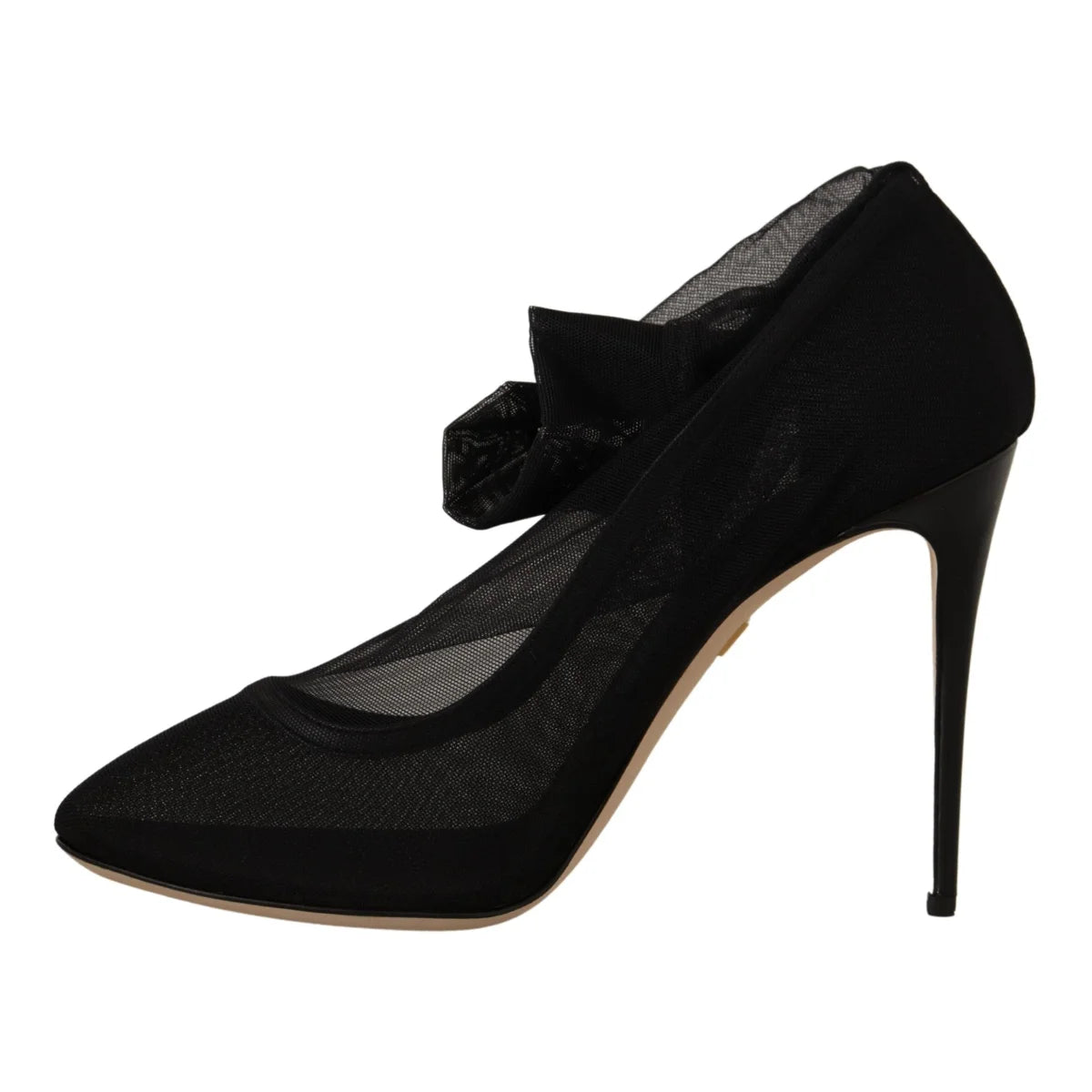 Dolce & Gabbana Black Stretch Sock Boot Pumps