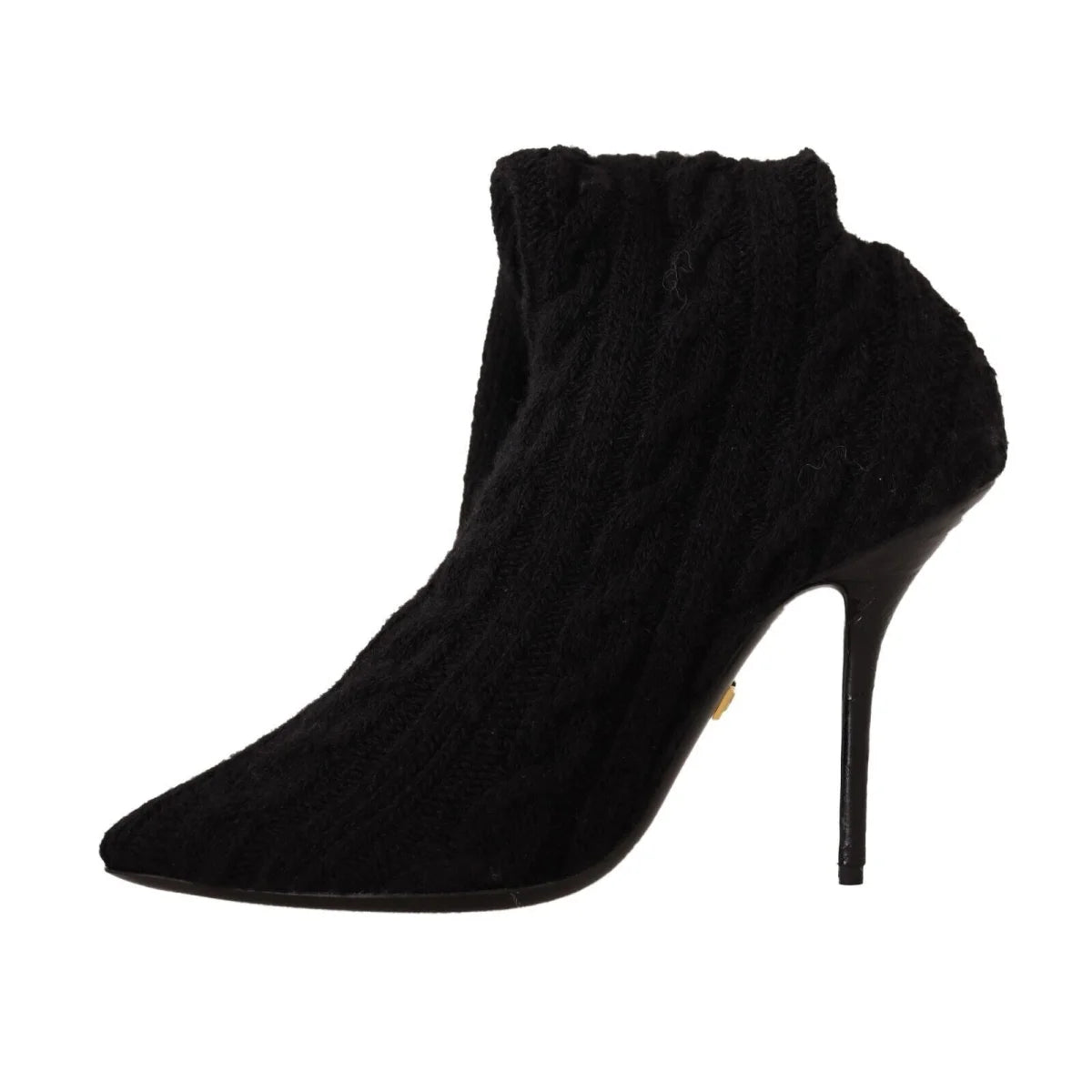 Dolce Gabbana Black Stretch Sock Boots for Effortless Glamour &
