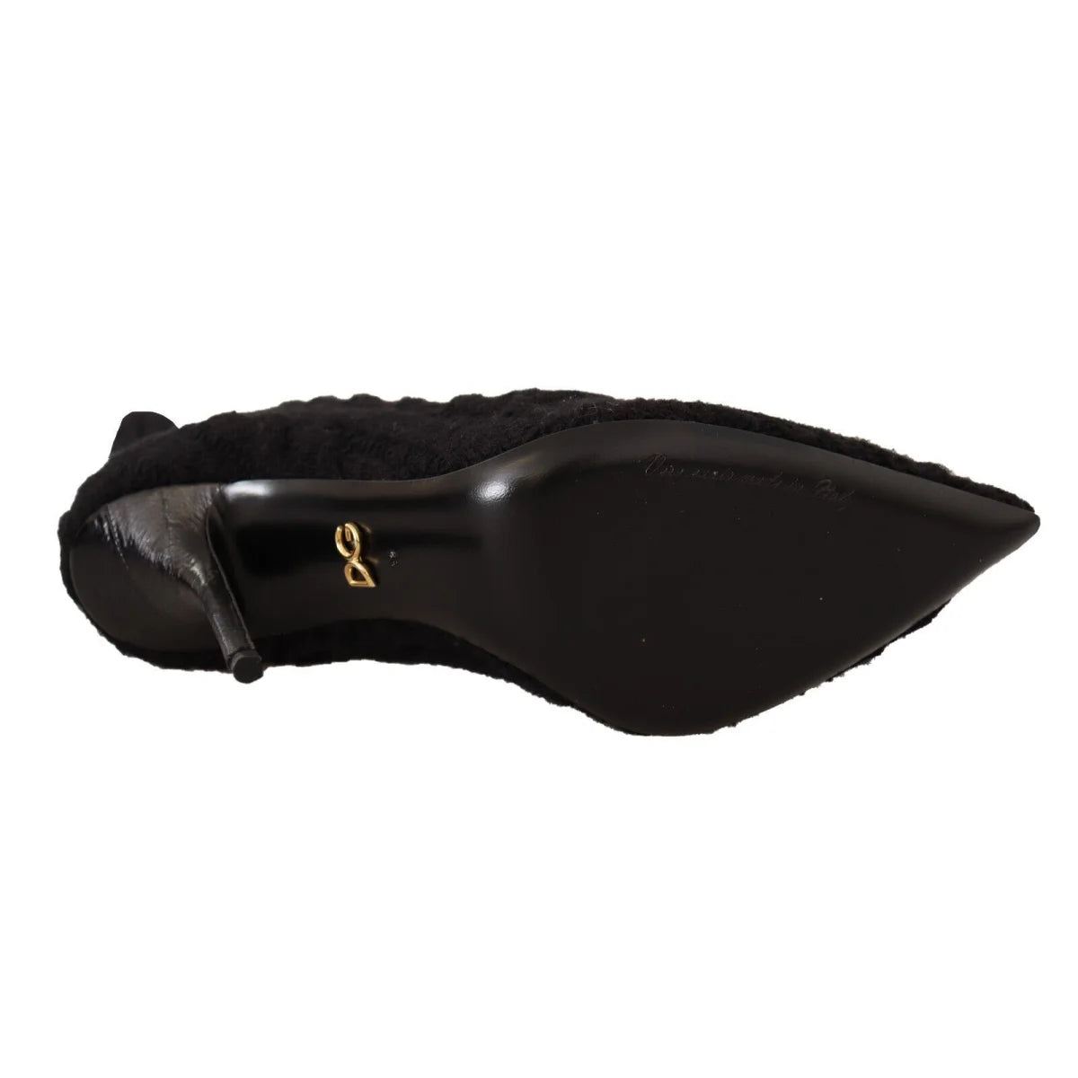 Dolce Gabbana Black Stretch Sock Boots for Effortless Glamour &