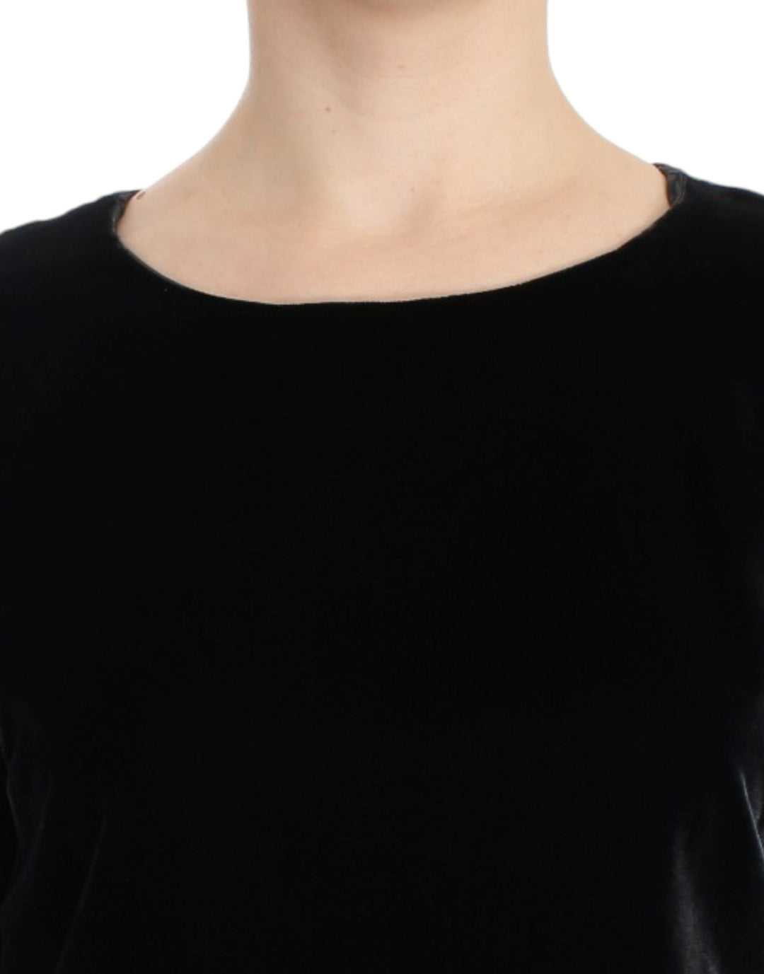 Dolce &amp; Gabbana Blouses - Women’s Black Velvet Shortsleeved Blouse
