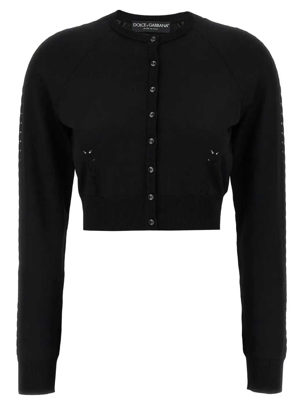 Dolce &amp; Gabbana Black Viscose Cardigan