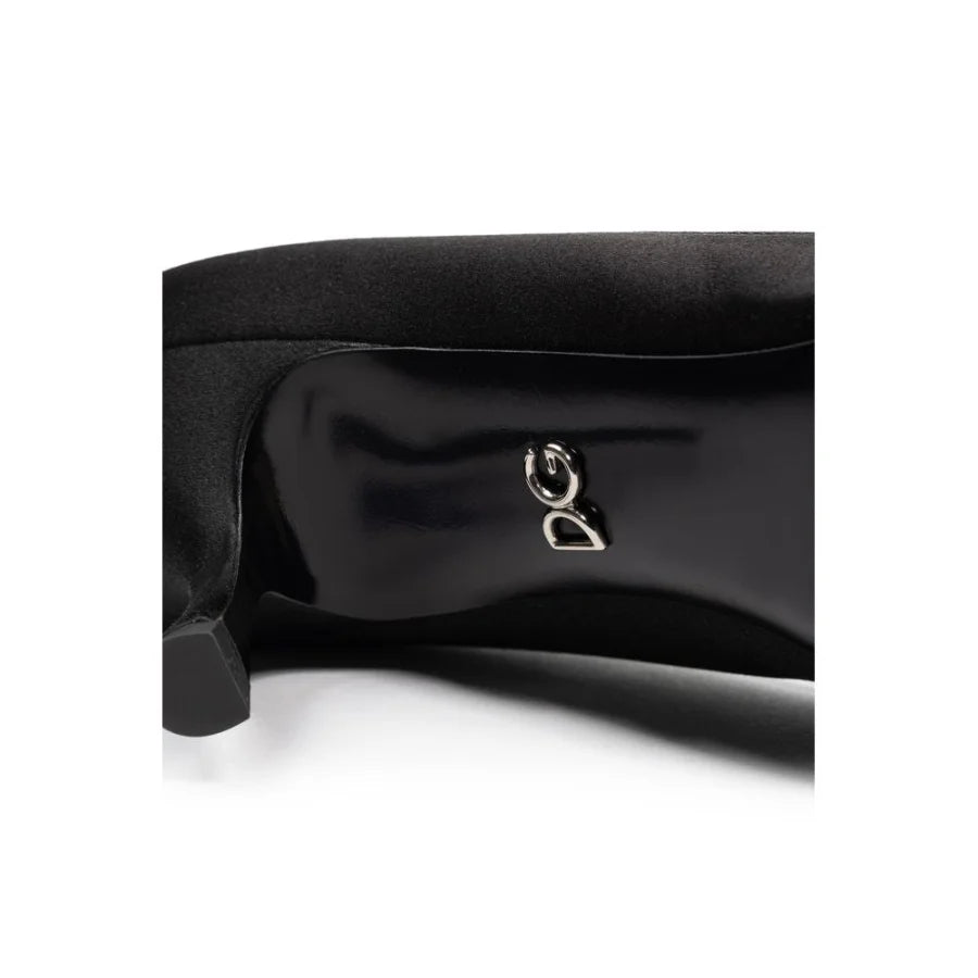 Dolce &amp; Gabbana Black Viscose Pumps