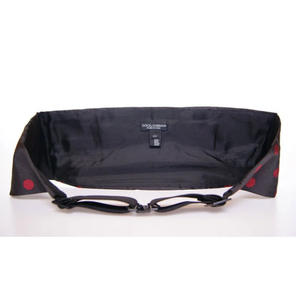 Dolce & Gabbana Black Waist Smoking Tuxedo Cummerbund Belt