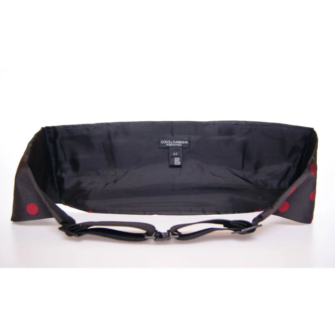 Dolce & Gabbana Black Waist Smoking Tuxedo Cummerbund Belt