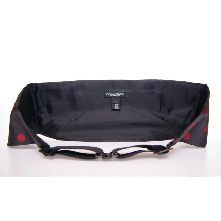 Dolce & Gabbana Black Waist Smoking Tuxedo Cummerbund Belt