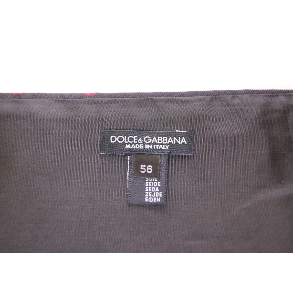 Dolce & Gabbana Black Waist Smoking Tuxedo Cummerbund Belt