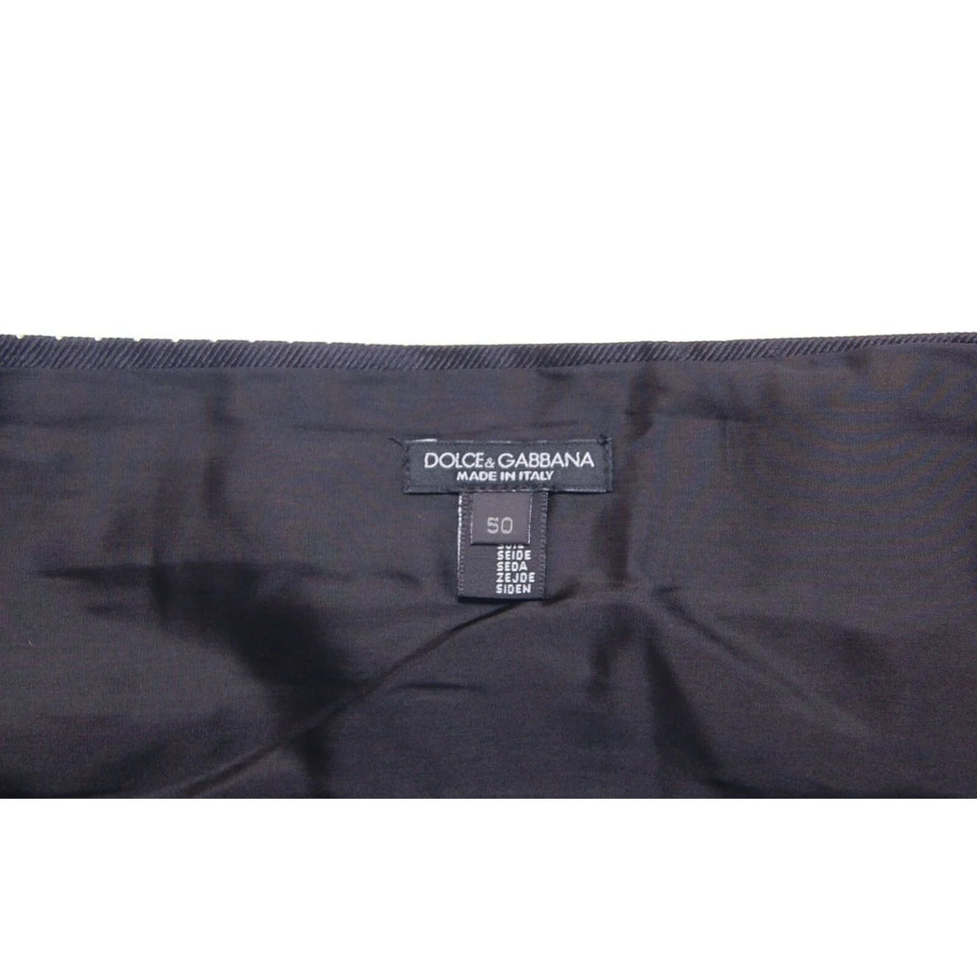 Dolce & Gabbana Black Waist Smoking Tuxedo Cummerbund Belt