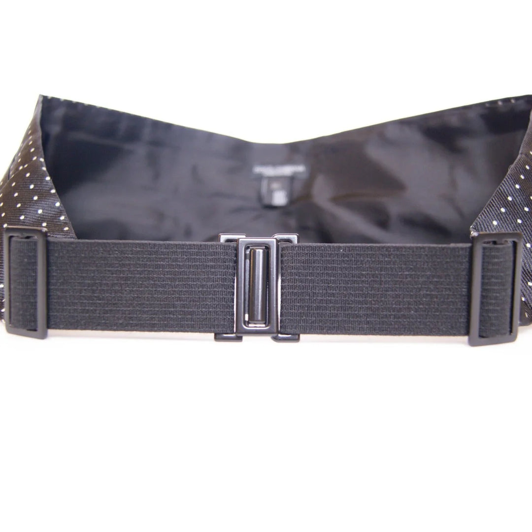 Dolce & Gabbana Black Waist Smoking Tuxedo Cummerbund Belt