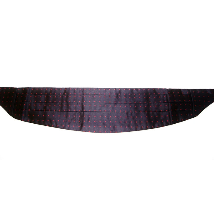 Dolce & Gabbana Black Waist Tuxedo Smoking Belt Cummerbund