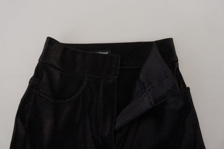 Dolce &amp; Gabbana Black Washed Cotton Skinny Denim Jeans