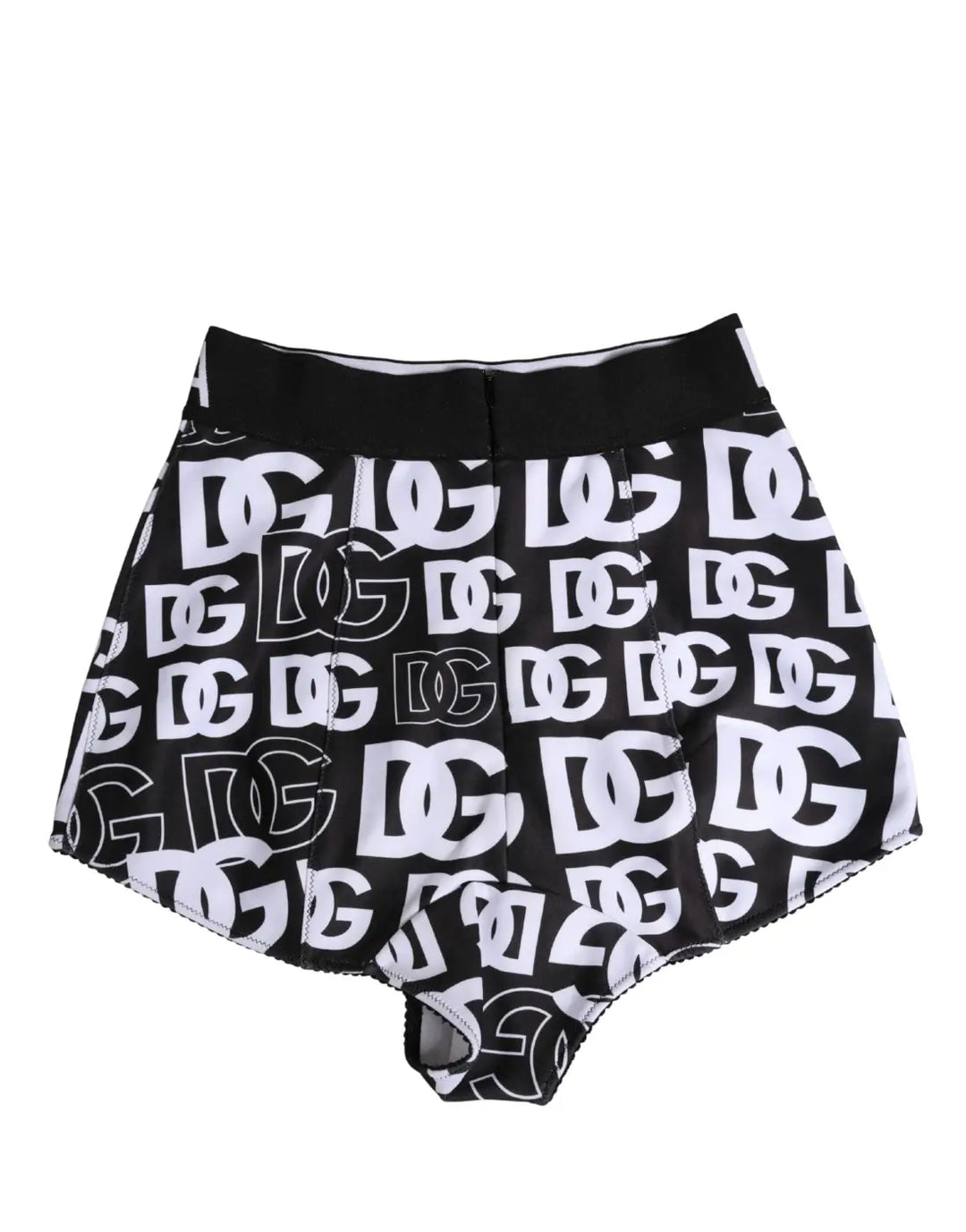 Dolce &amp; Gabbana Black White DG Logo Waistband Girdle Underwear