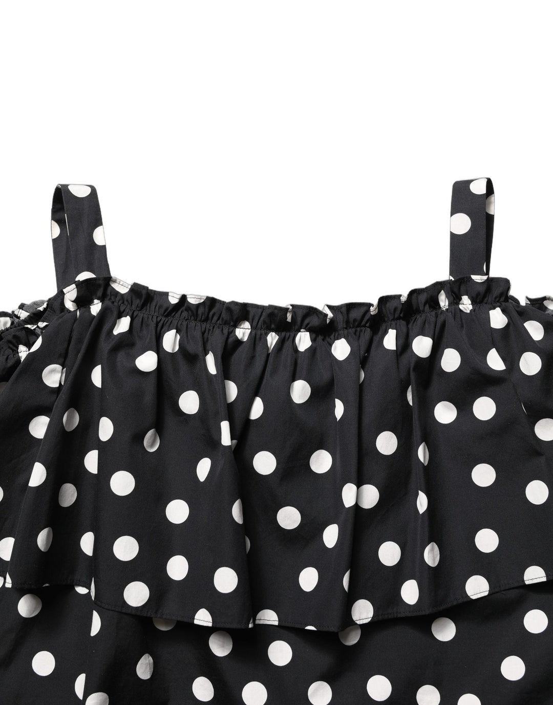 Dolce &amp; Gabbana Blouses - Women’s Black White Polka Dot off Shoulder Top
