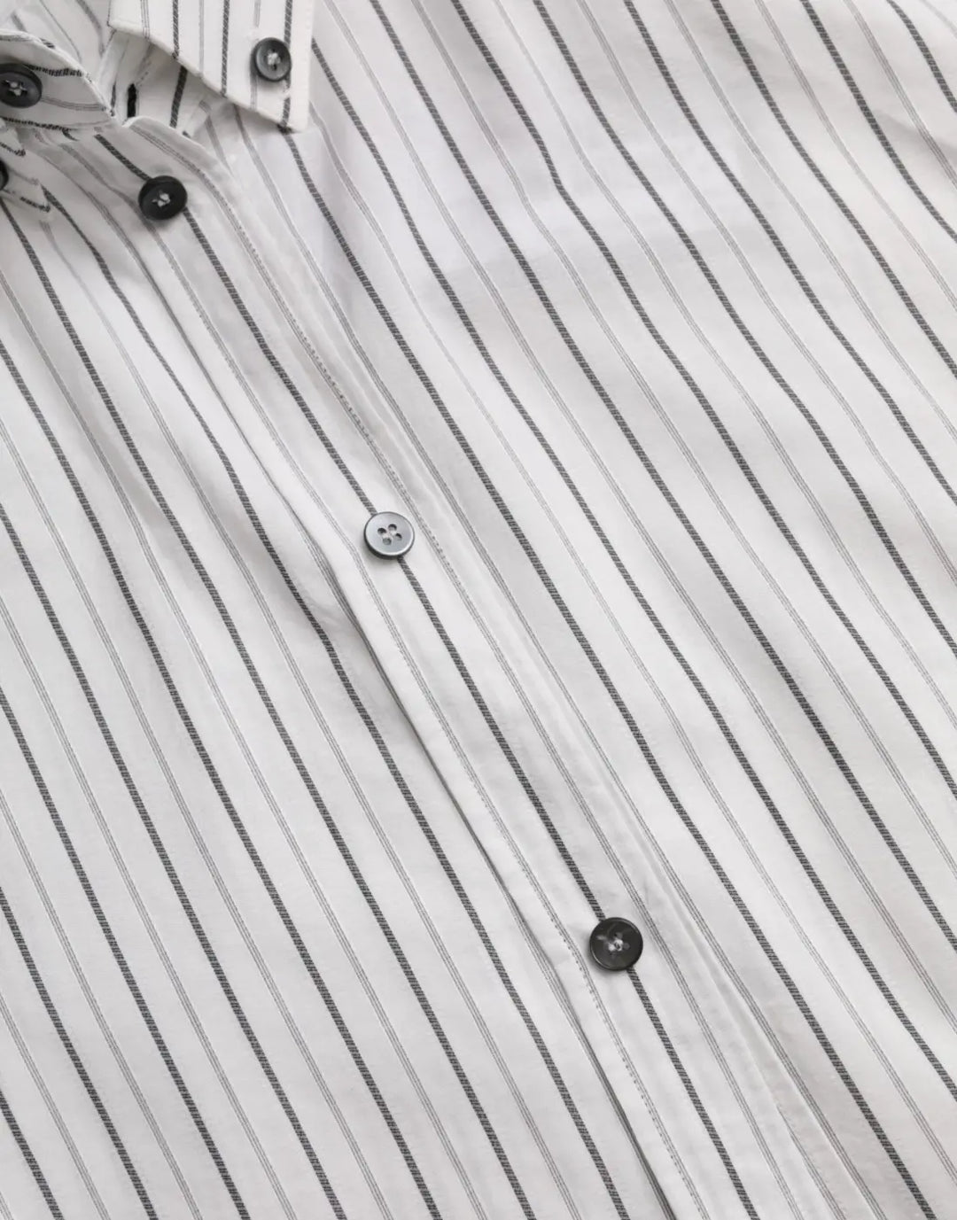Dolce &amp; Gabbana Black White Striped Formal Dress GOLD Shirt