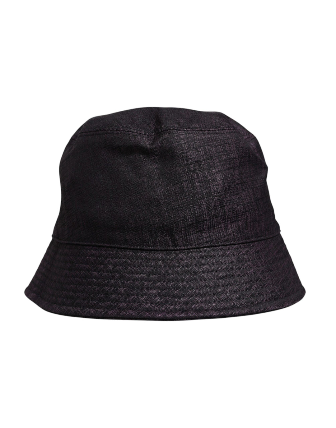 Dolce &amp; Gabbana Black Wide Brim Nylon Bucket Hat