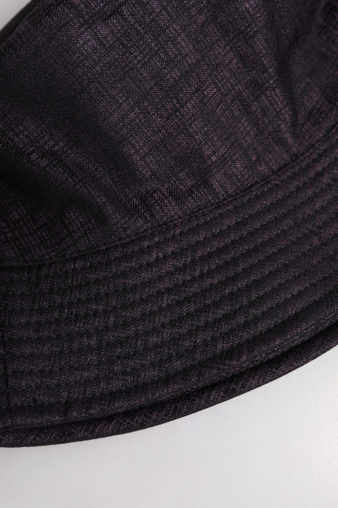 Dolce &amp; Gabbana Black Wide Brim Nylon Bucket Hat