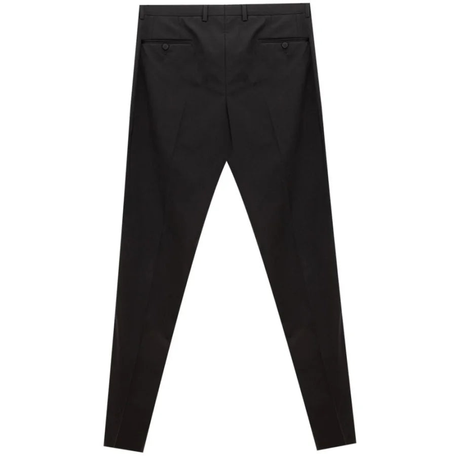 Dolce &amp; Gabbana Black Wool Dress Pants