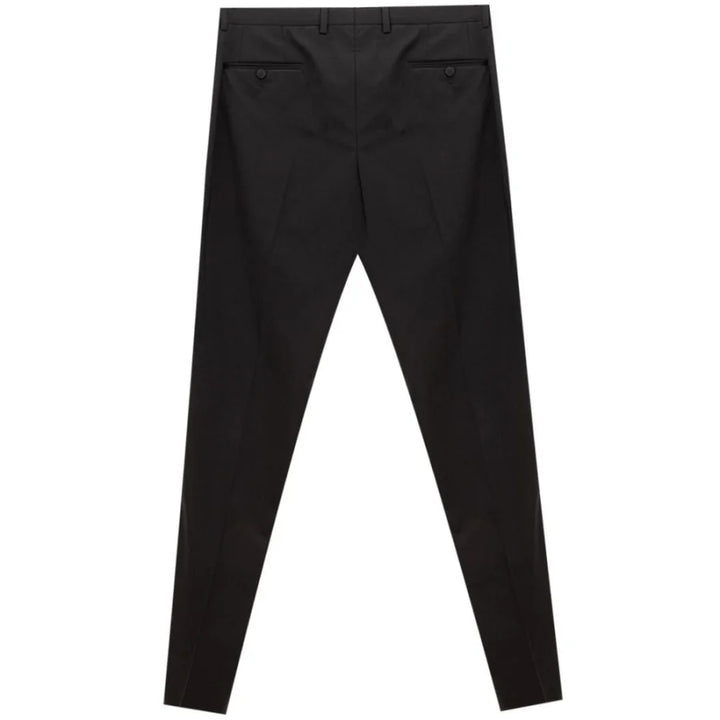 Dolce &amp; Gabbana Black Wool Dress Pants