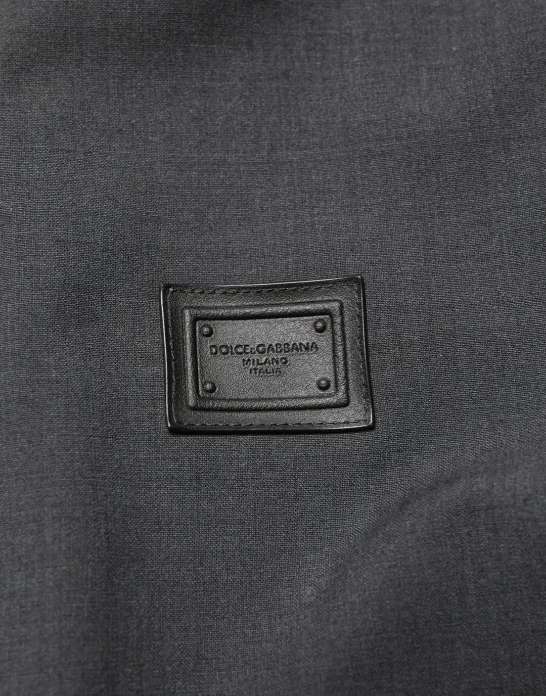 Dolce &amp; Gabbana Black Wool Logo Full Zip Men Bomber Jacket
