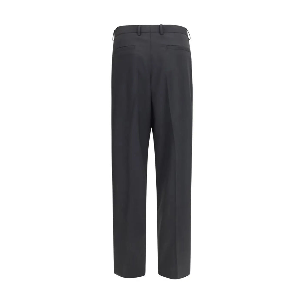 Dolce & Gabbana Black Wool Oves Aries Dress Pants