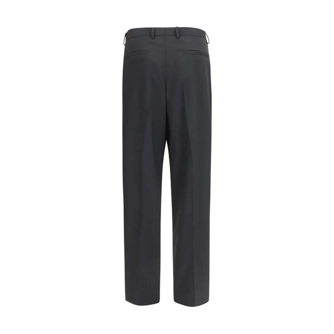 Dolce &amp; Gabbana Black Wool Oves Aries Dress Pants
