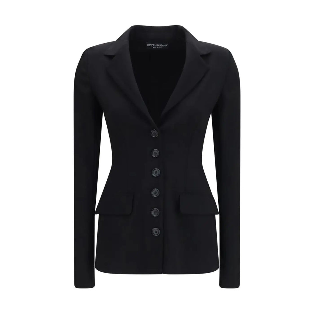 Dolce &amp; Gabbana Black Wool Oves Aries Full-length Jacket
