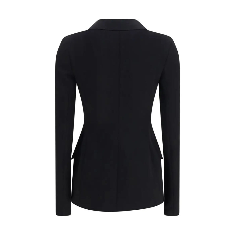 Dolce & Gabbana Black Wool Oves Aries Full-length Jacket