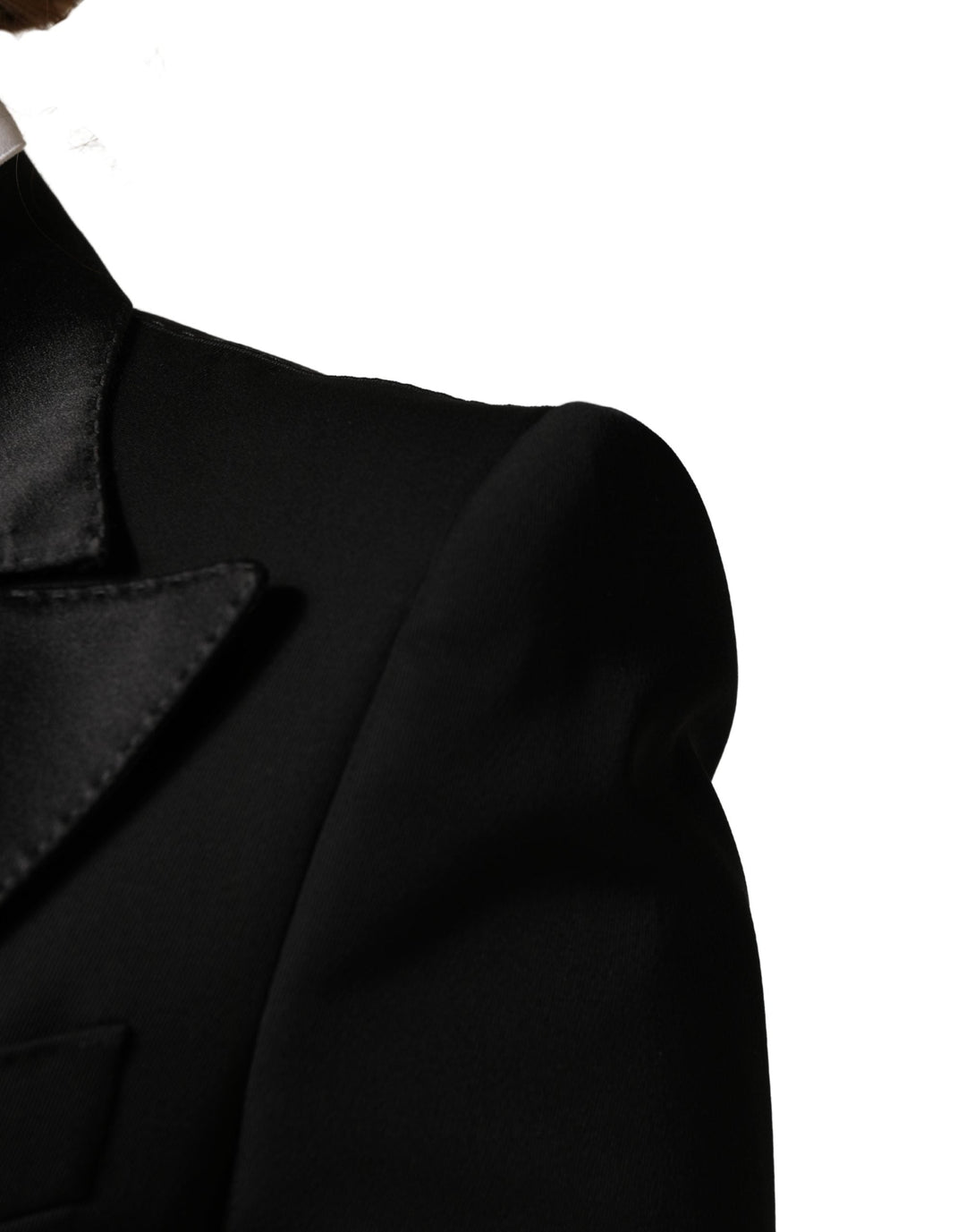 Dolce &amp; Gabbana Sport Jackets - Black Wool Single Breasted Blazer Jacket