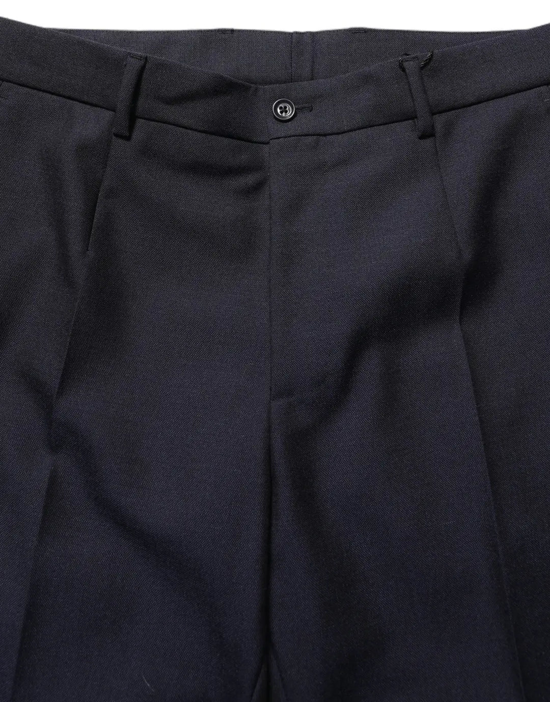 Dolce &amp; Gabbana Black Wool Tapered Leg Dress Trouser Pants