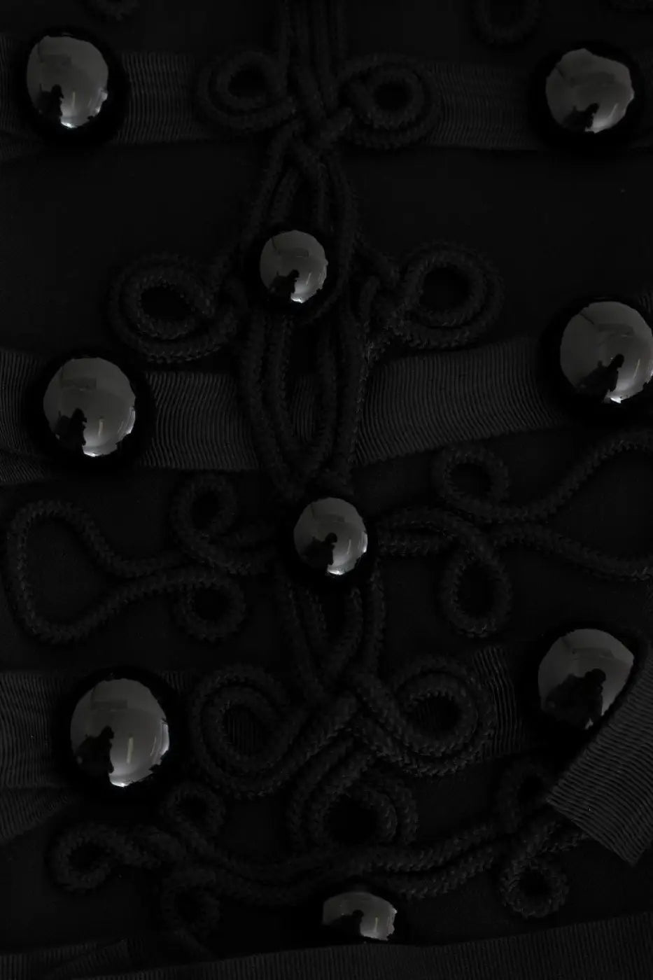 Dolce &amp; Gabbana Black Wool Trench Jacket