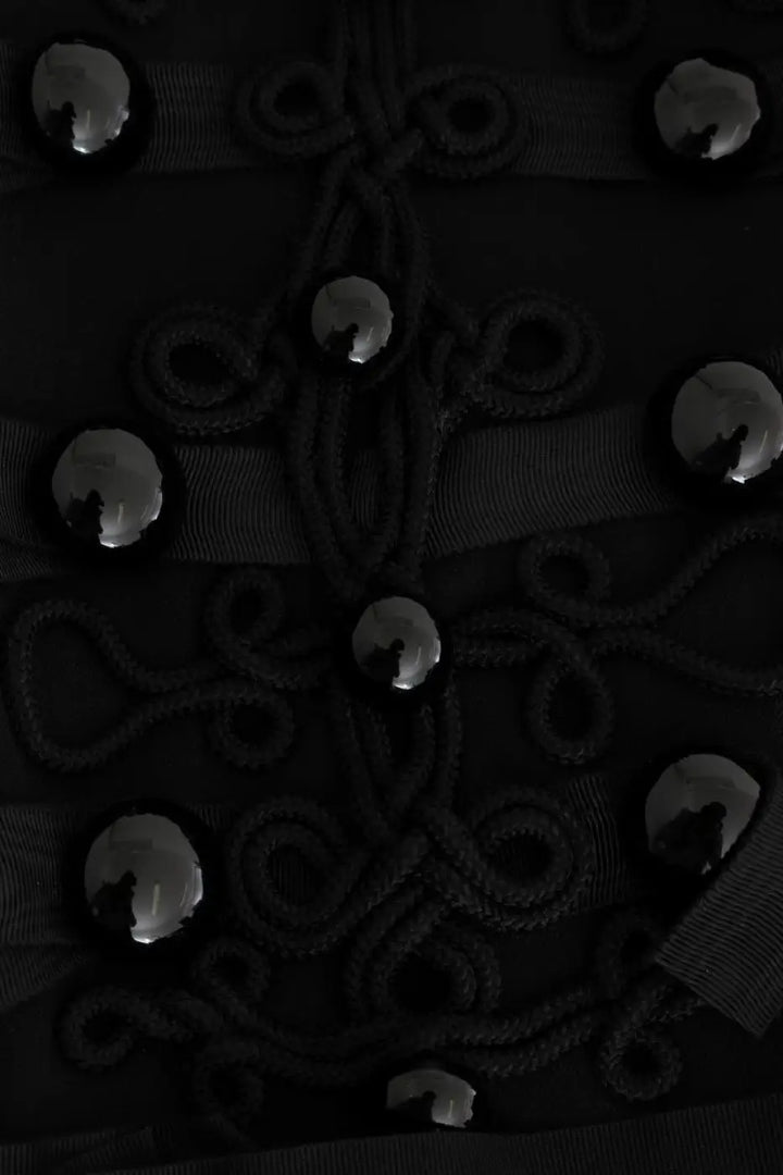 Dolce &amp; Gabbana Black Wool Trench Jacket