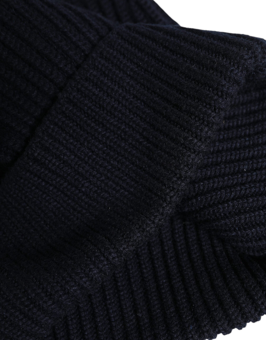 Dolce &amp; Gabbana Blue Cashmere Knitted Winter Beanie Hat